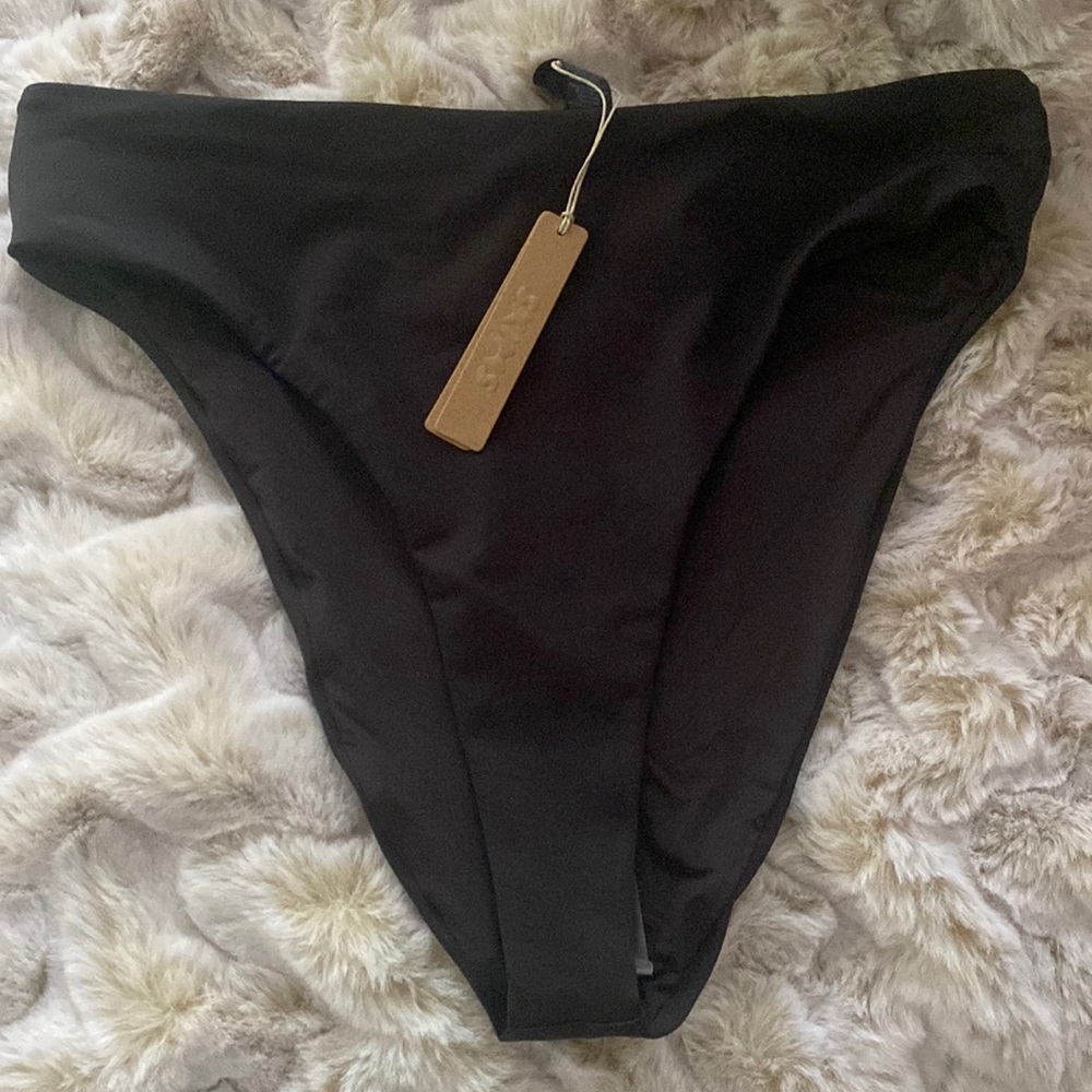 NWT Skims Mid-Waist Swim Bottoms L